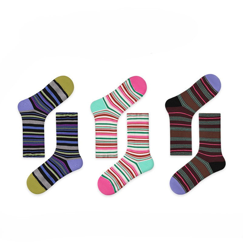 Blazing with Color - Cotton Socks 3 Pairs