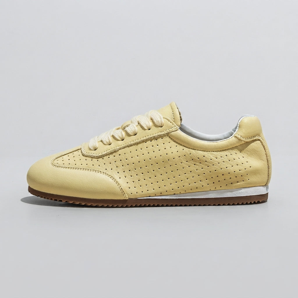 Classic Leather Flat Sneakers for Every Day