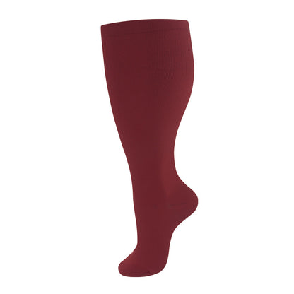 Plus Size Compression Socks Stripes