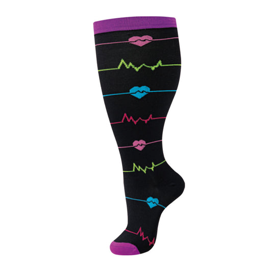 Plus Size Compression Socks Heartbeata