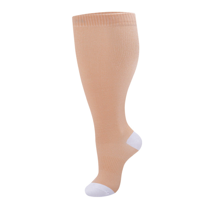 Plus Size Compression Socks Stripes
