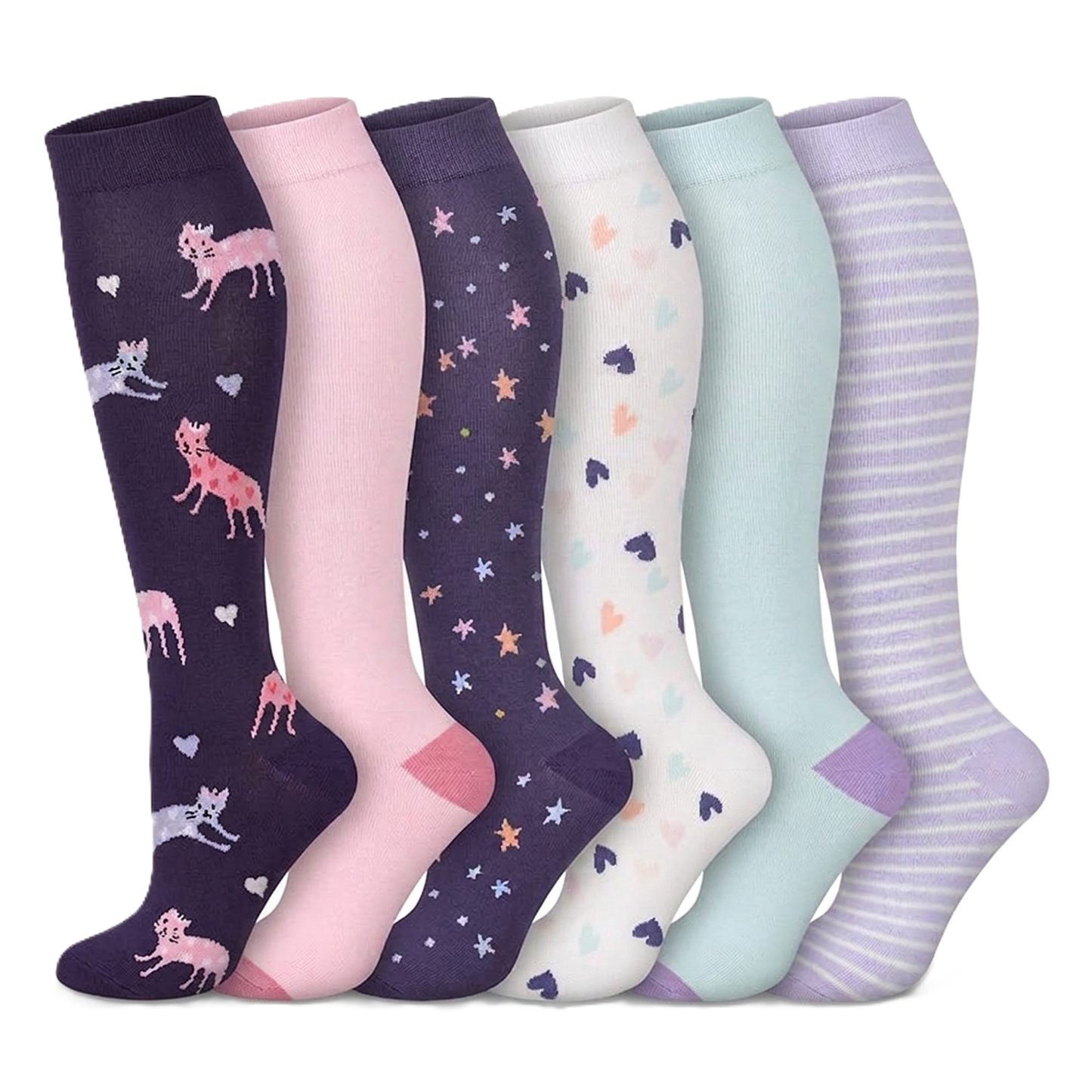 Purple Mood - Compression Socks