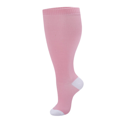 Plus Size Compression Socks Stripes