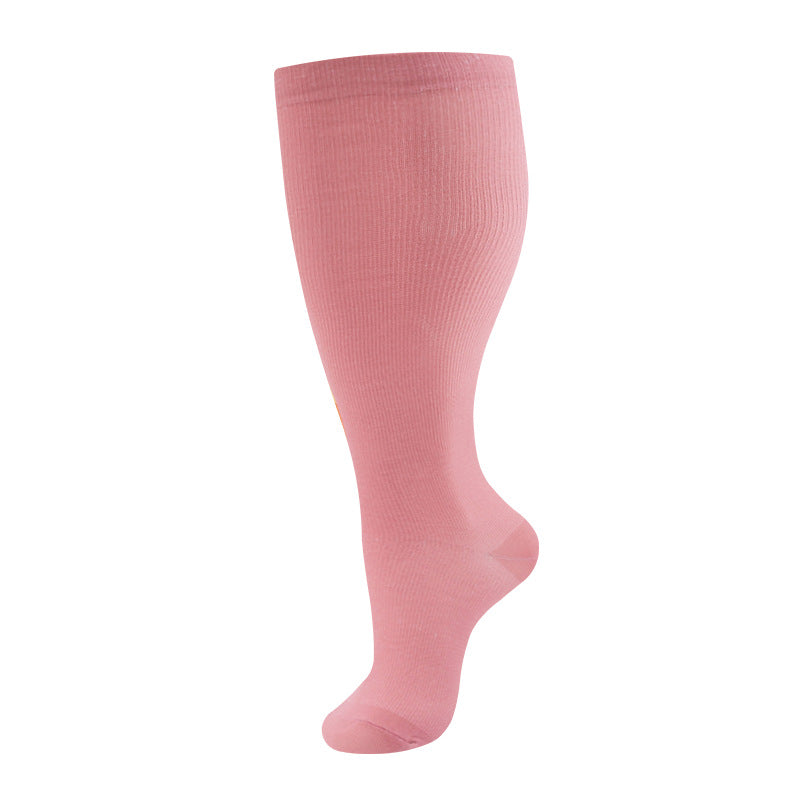 Plus Size Compression Socks Stripes