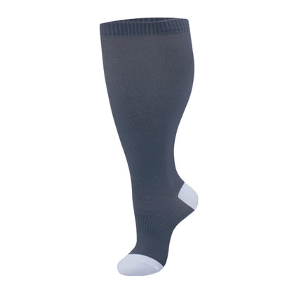 Plus Size Compression Socks Stripes