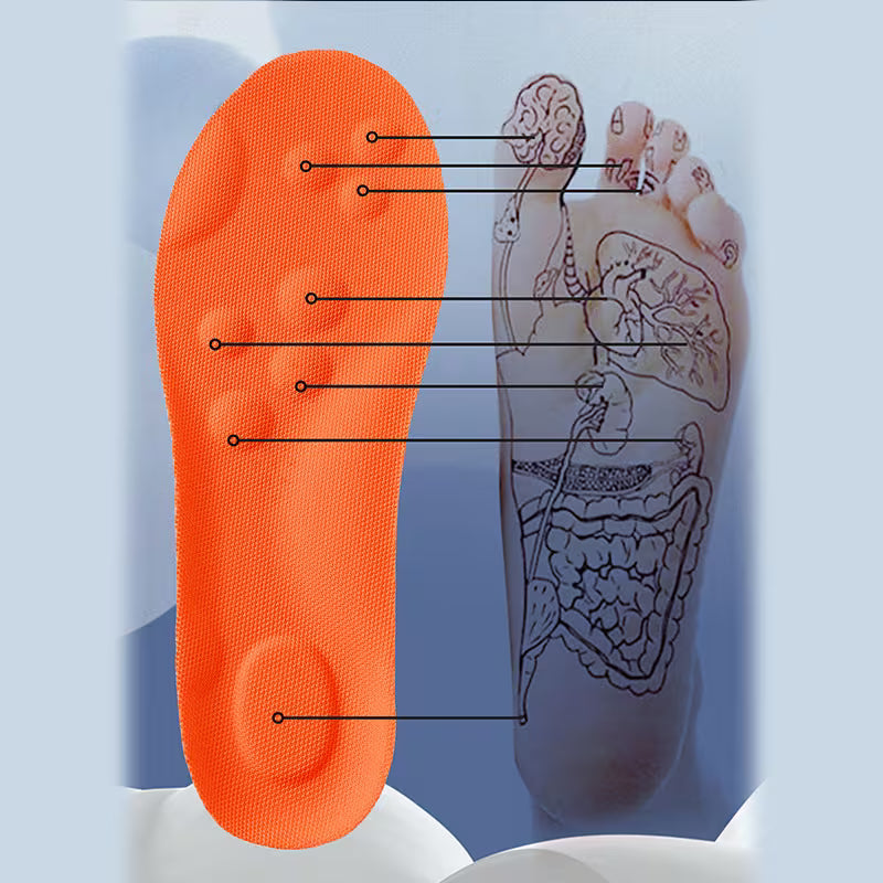 Massage Insoles with Arch Support