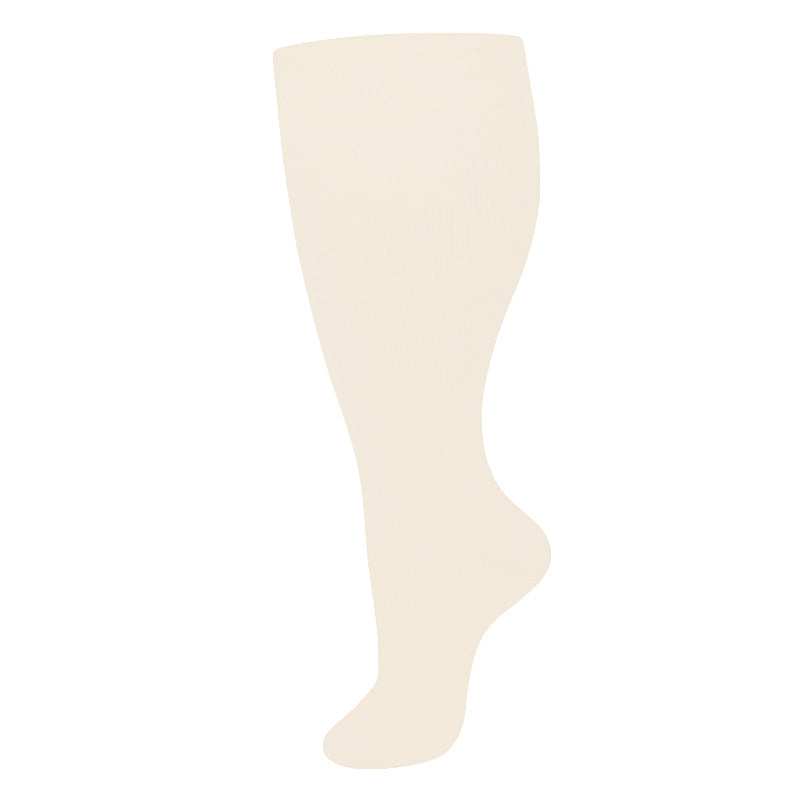 Plus Size Compression Socks Stripes