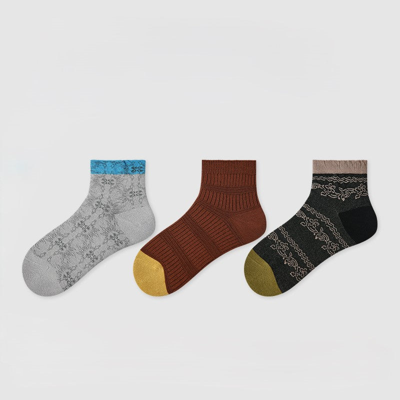 Blazing with Color - Cotton Socks 3 Pairs