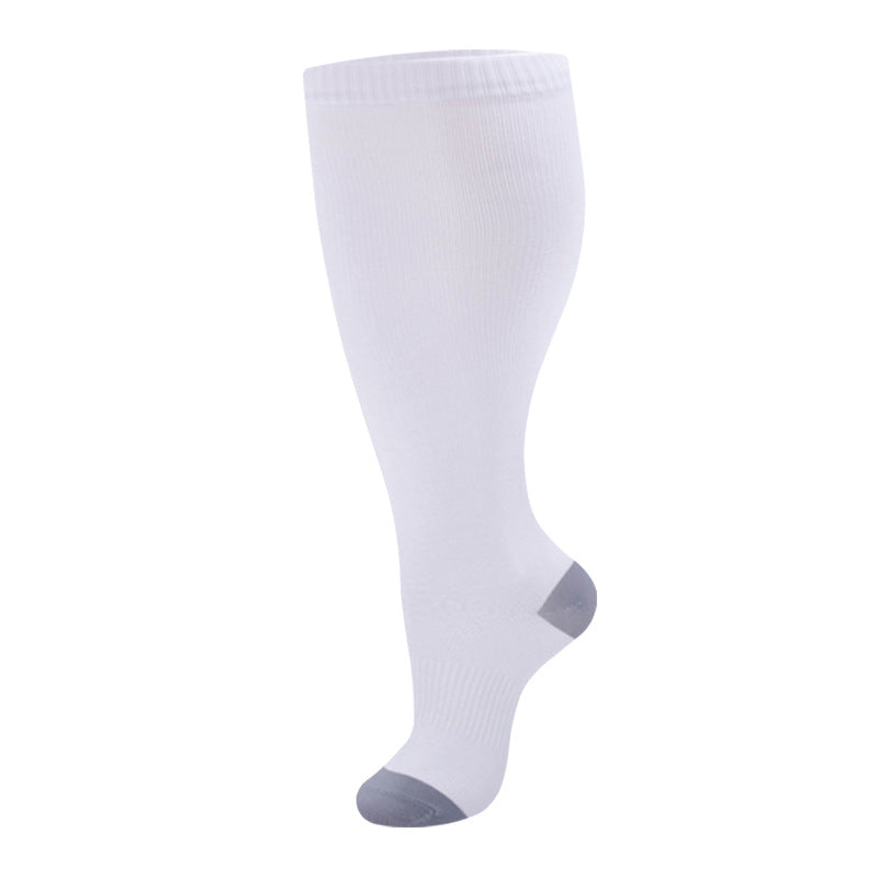 Plus Size Compression Socks Stripes