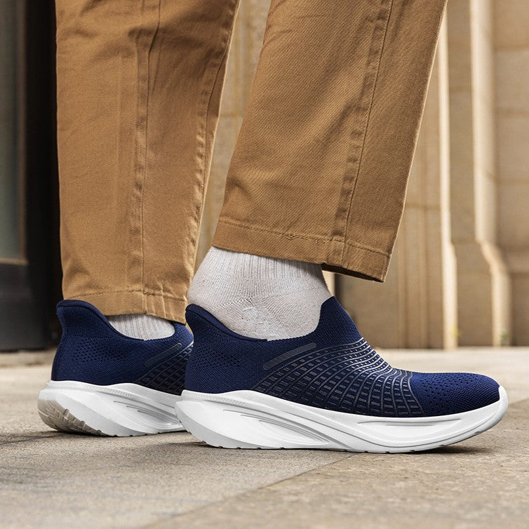 Hands-free Slip-on Wide Walking Shoes