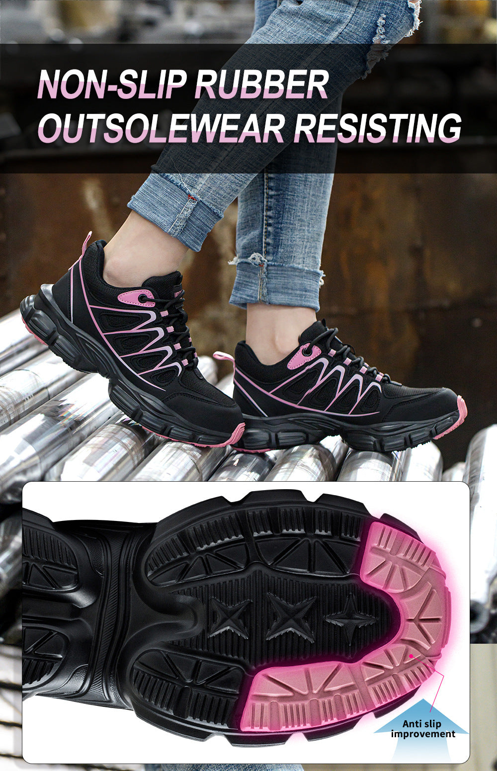 Steel Toe Work Safety Shoes