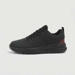 Black with Red